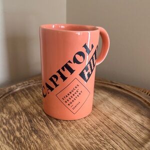 Starbucks Capitol Hill Vibrant Orange Mug